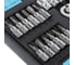 Набор слесарных инструментов BARTEX Pro, 1/4, 6-гранный, сталь, кейс, 29 пр 319906 4