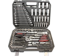 Набор CNIC 216 предм. JS-B5216M торцевые головки 1/4-1/2-3/8, ключи, вставки CrV в кейсе 76382