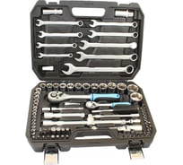 Набор 82 предмета JS-B5082M торцевые головки 1/4-1/2, ключи, вставки CrV в кейсе CNIC 76380