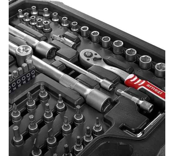 Набор инструментов ARNEZI 130 пр. 1/4"DR, 1/2"DR R0900130
