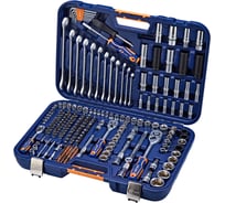 Набор инструмента 1/2" 1/4" 3/8" 6-гранный 218пр. в кейсе LIGE LG-S1218