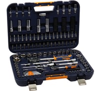 Набор торцевых головок LIGE 1/2&1/4 6-гранный 112 предметов, в кейсе 1/3 LG-S1112 595189