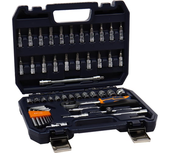 Набор торцевых головок LIGE 1/4 6-гранный 49пр., в кейсе LG-S2049 1