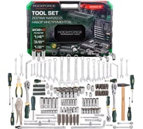 Набор инструментов Rockforce 202 + 2 предмета 1/4, 3/8, 1/2 RF-42022+2(63205)