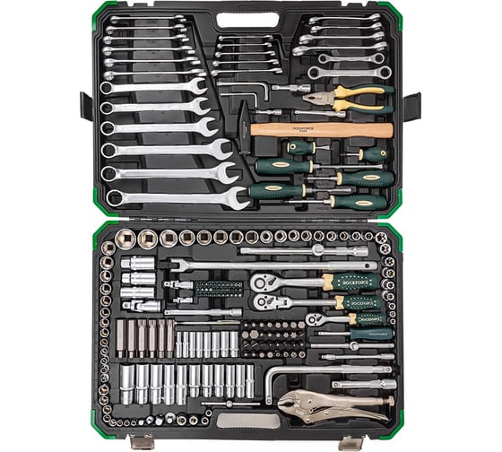 Набор инструментов Rockforce 202 + 2 предмета 1/4, 3/8, 1/2 RF-42022+2(63205) 1