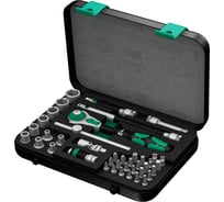 Набор с трещоткой WERA 8100 SA 4 Zyklop Speed DR 1/4", 41 предмет WE-003535
