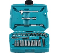 Набор ключей и головок Makita 34 предмета 1/4 B-65567