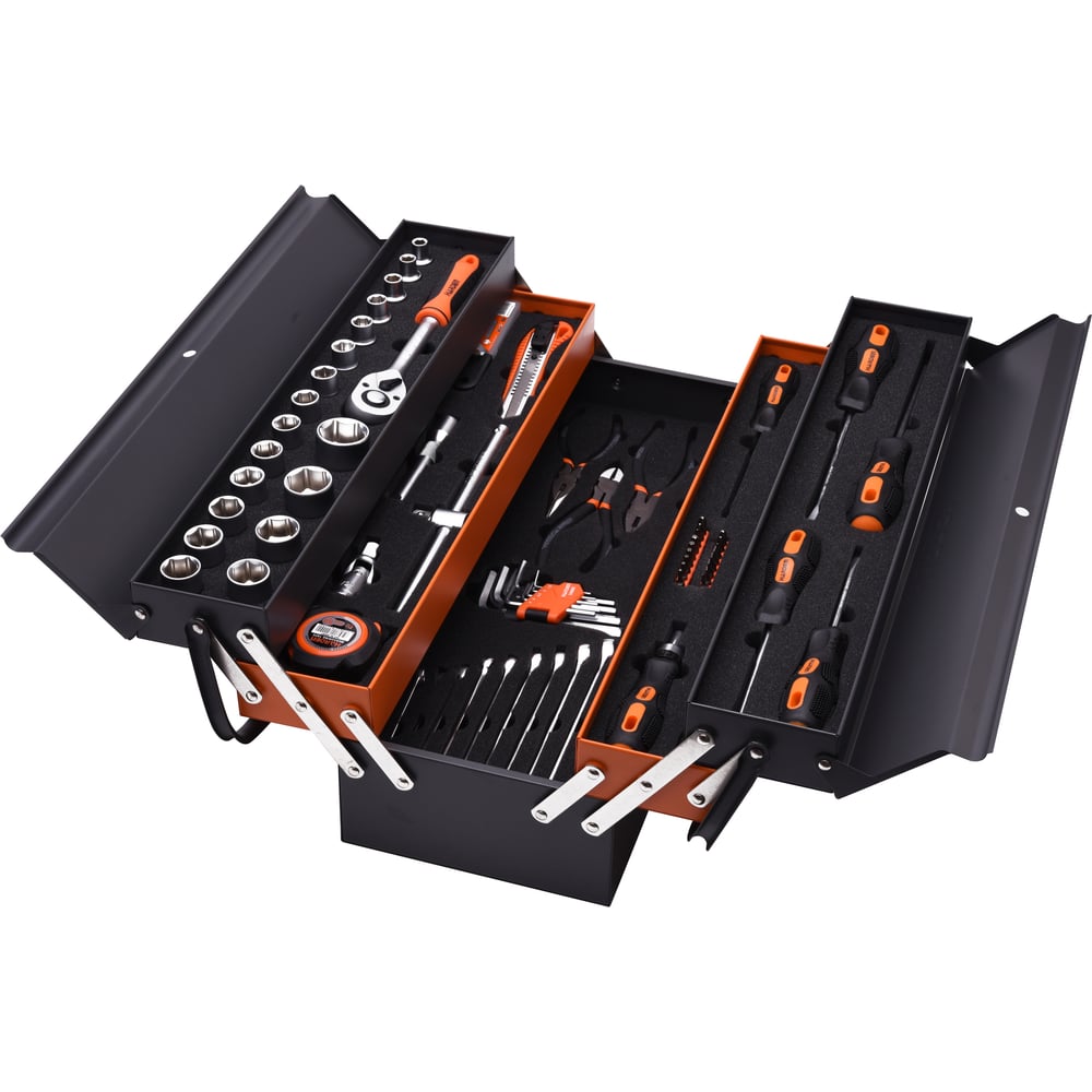 Набор профессиональных инструментов HARDEN в металлическом раскладном ...