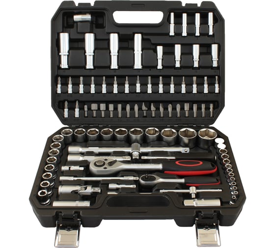 Набор CNIC JS-B5094M 94 предмета, торцевые головки 1/4-1/2, вставки CrV в кейсе 76381 1