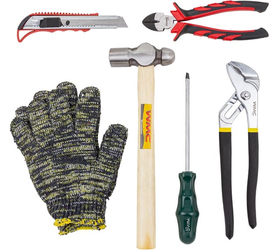 Набор слесарного инструмента WMC TOOLS 6 предметов WMC-613250-6(51724) 1