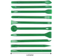 Набор универсальных пластиковых лопаток HANDSKIT Proffesional (10 шт) зеленые L10PSZ