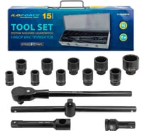 Набор инструментов iLOFORCE 15 предметов 3/4 (12гр.) IF-6143-9MPB(62526)