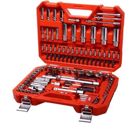 Набор инструментов JTC 1/4 & 1/2 6-гранный (в кейсе) 114 предметов JTC-H114C