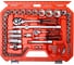 Набор инструментов JTC 1/4", 1/2" 6-гранный (в кейсе) 114 предметов, H114C 891018 2