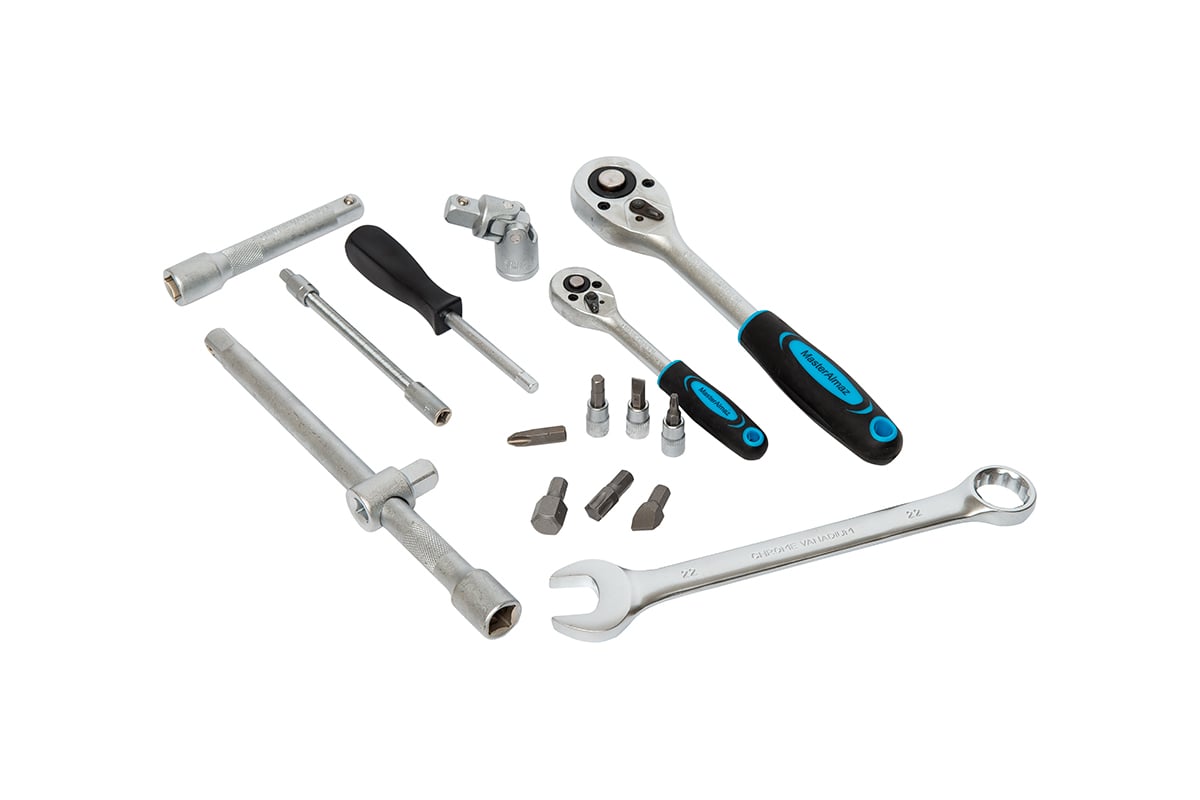 Набор автоинструментов МастерАлмаз 56 предметов, в кейсе 10501092 в ...