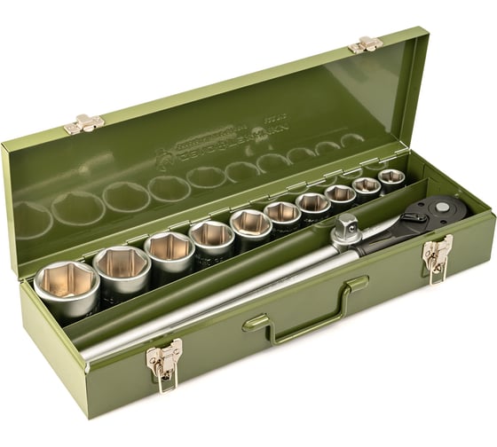 Набор головок и принадлежностей Дело Техники 3/4, 13 предметов 630713 1