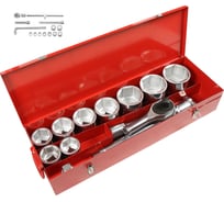 Набор инструментов YATO 1 дюйм, 14 шт. YT-13630