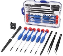 Набор инструмента для прецизионного ремонта WORKPRO PRO 12 шт (Инструмент-3, Пинцет-2, Т3,Т4,Т5,Т6,Т8,Т10_63,5мм) WP200531