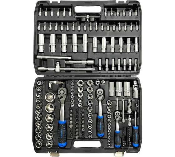 Набор инструментов Forsage 172 предмета, 1/4, 3/8, 1/2, 6граней F LIGHT-41723-5(63702) 1