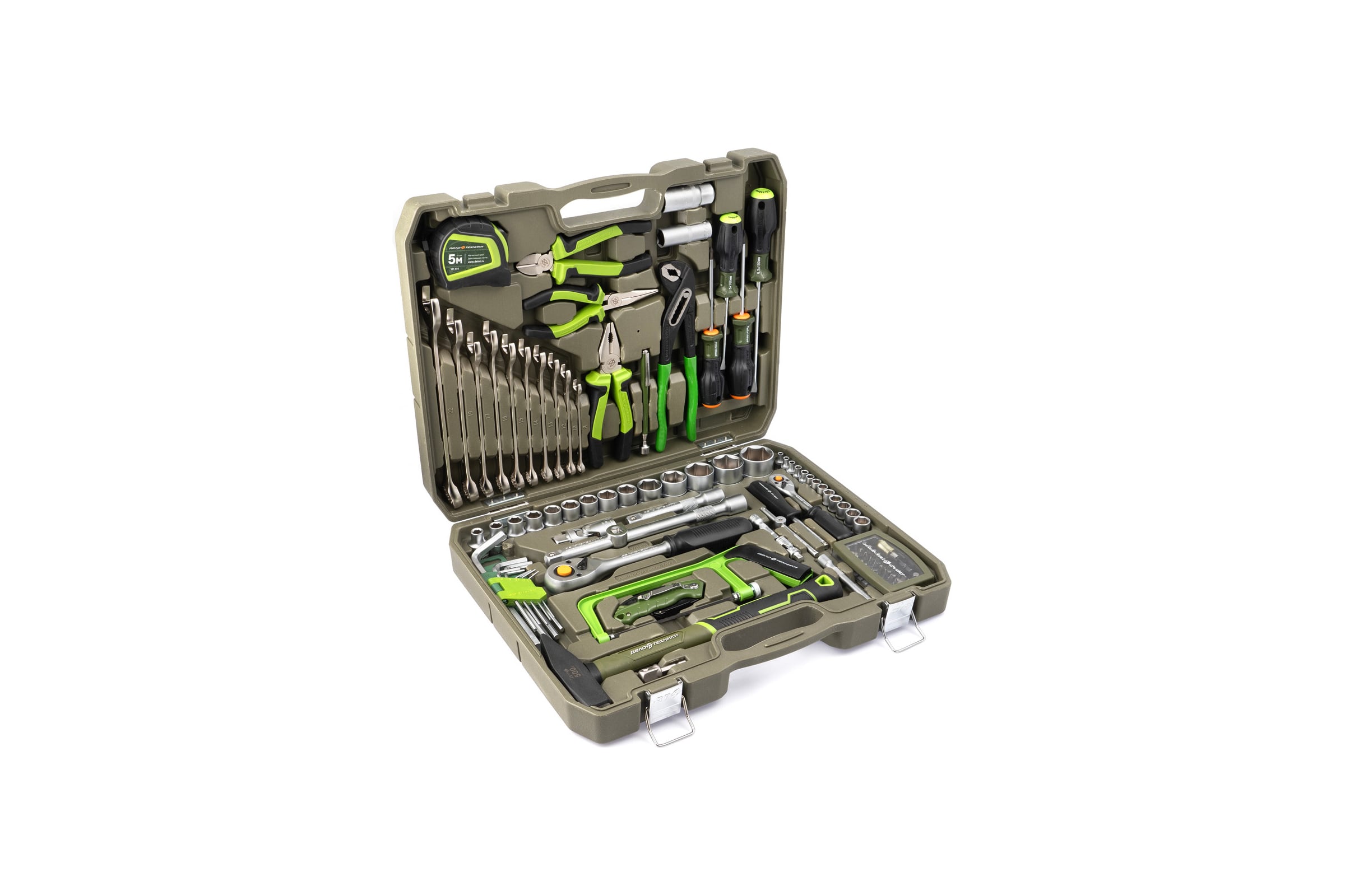 НаборголовокДелоТехники1/4,1/2синструментом,101предмет620801