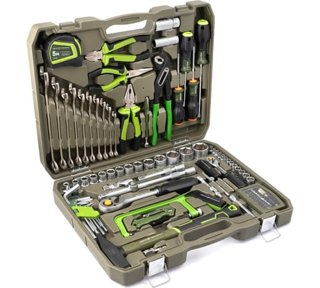 Набор головок Дело Техники 1/4, 1/2 с инструментом, 101 предмет 620801