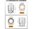 Набор инструментов FORSTIME 21 предмет 3/4 6гр 12гр FT-6212-5(63618) 5