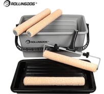 Набор малярный Rollingdog Elite THE MOLOSSUS 7 предметов, резьба, 4 валика 457мм, 70252