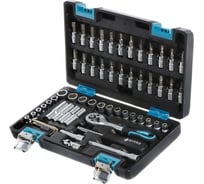 Набор слесарных инструментов Bartex Pro, 1/4, 6-гранный, сталь, кейс, 57 предметов 319904