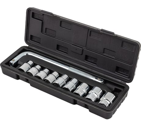 Набор инструментов KingTul 10 предметов 1/2, 6граней, KT-4104-5(63398)