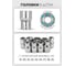 Набор инструментов KingTul 10 предметов 1/2, 6граней, KT-4104-5(63398) 3