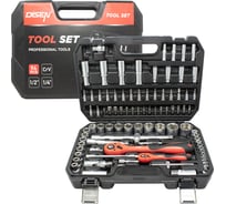 Набор инструментов 94 предмета 1/4"1/2" (6гр.) (4-32 мм) Disen DS-4941-5(50782)