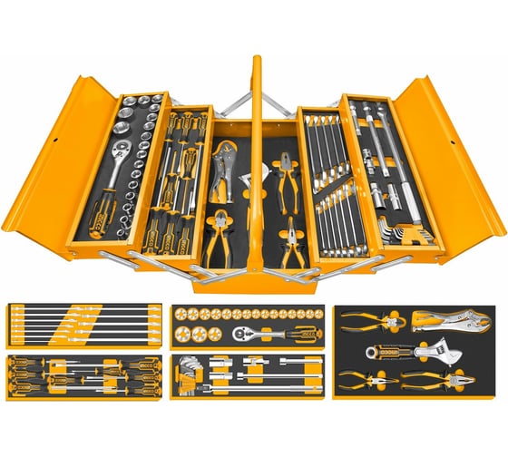Набор инструментов INGCO 59 предметов INDUSTRIAL 1-2 HTCS15591