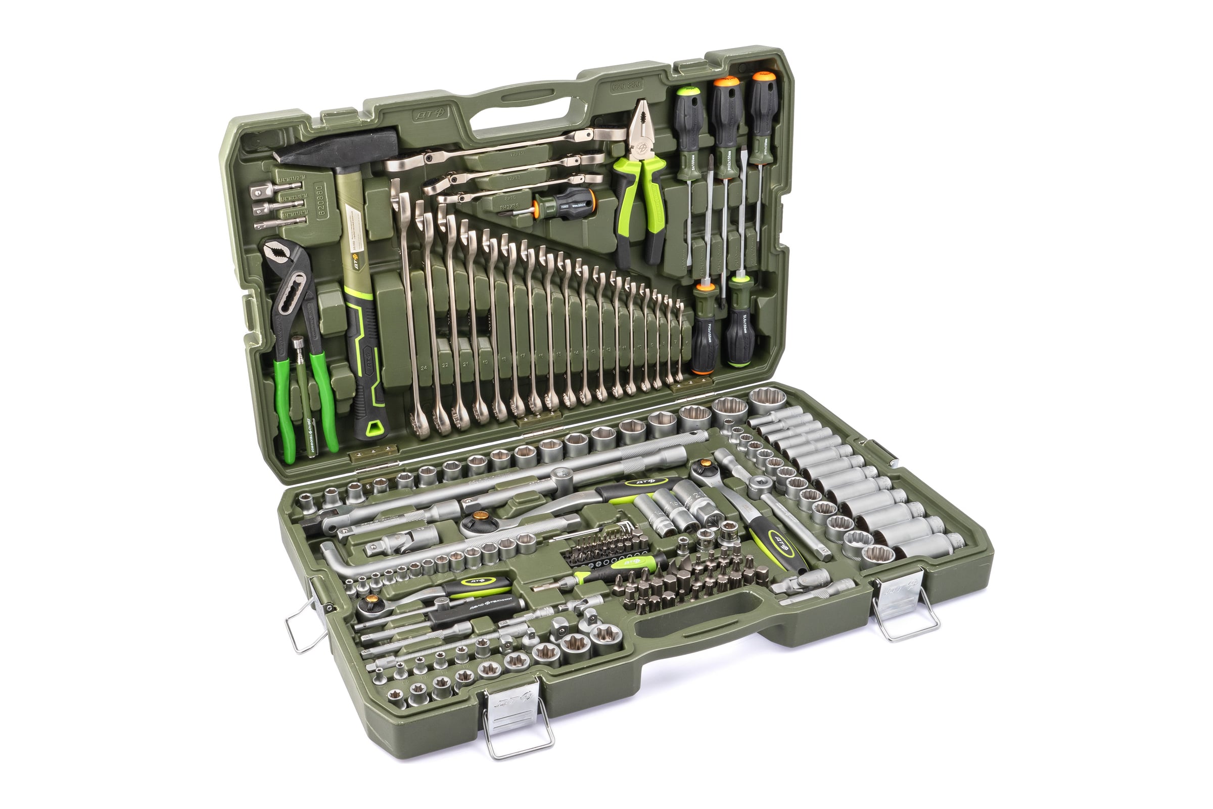 НаборголовокДелоТехники1/4,3/8,1/2синструментом,200предметов620880