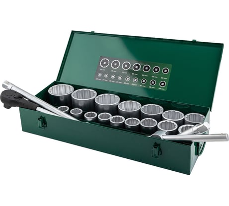 Набор инструментов Rockforce 21 предмет, 1, 12 граней RF-8211-9(63995)