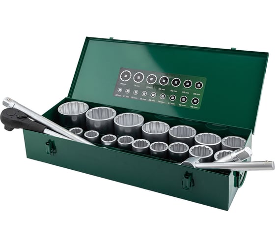 Набор инструментов Rockforce 21 предмет, 1, 12 граней RF-8211-9(63995)