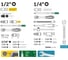 Набор головок и ключей с трещоткой STARTUL 1/4", 1/2" 6 граней Dakar 82 пр PRO-082DK ЦЗ-0000257040 13