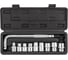 Набор головок торцевых 6-гранных с Г-образным воротком WMC TOOLS 220мм 10пр. 1/2 (8, 10-14, 17, 19, 21мм) в пласт. кейсе WMC-4104-5(63421) 10