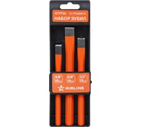 Набор зубил AIRLINE 3 пр. 10-16мм, холдер ATFP26