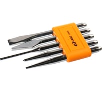 Набор выколоток и зубил с кернером LIGE 5предметов, зубило 12x9,5x130; 5x9,5x130мм, выколотка: 4x9,5x150 883732