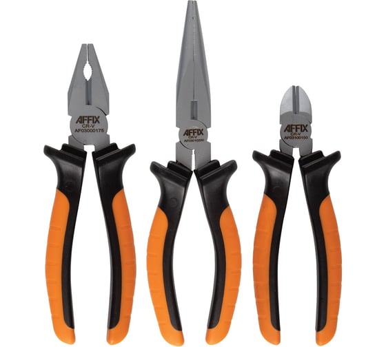 Набор пассатижей и бокорезов AFFIX 3 предмета AF033CC
