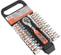 набор головок торцевых Beril 28пр. 1/4"DR (холдер, головки и головки со вставками) 702028 17107