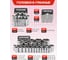 Набор инструментов Forcekraft 216 предметов FK LIGHT-38841L DS(64128) 6
