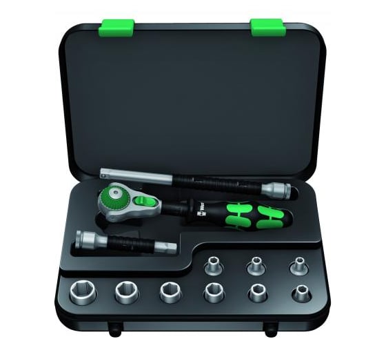 Насадки в наборе 8100 SA Starter-Set 1/4" Wera WE-003544