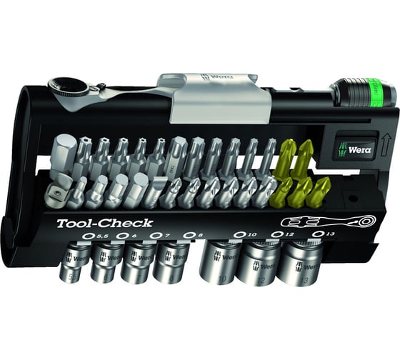 Биты в наборе 8001 A TOOL-CHECK 1SB Wera WE-073220