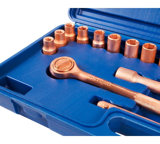 Набор головок SITOMO N2F 8-27 мм, омеднение SIT 1092976