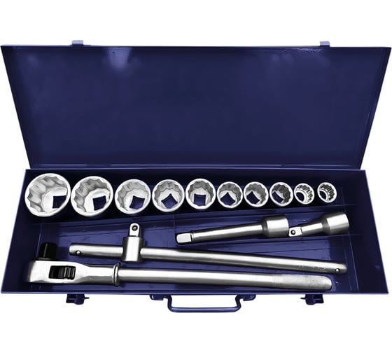 Набор инструментов YATAFORCE 15 предметов, 3/4, 12граней YF-6143-9(64193)