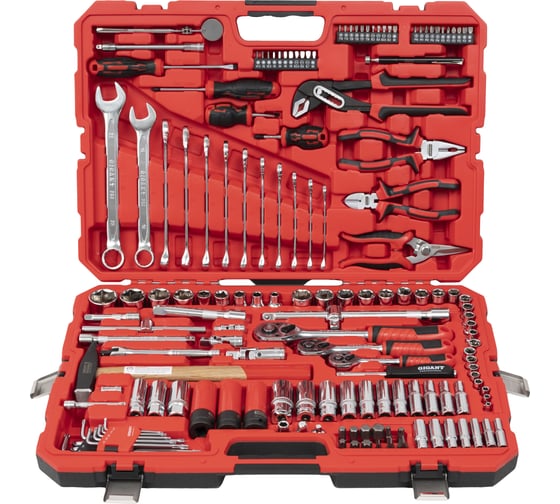 Набор инструментов 1/2, 3/8 и 1/4 153 предметов Gigant Professional GPS 153