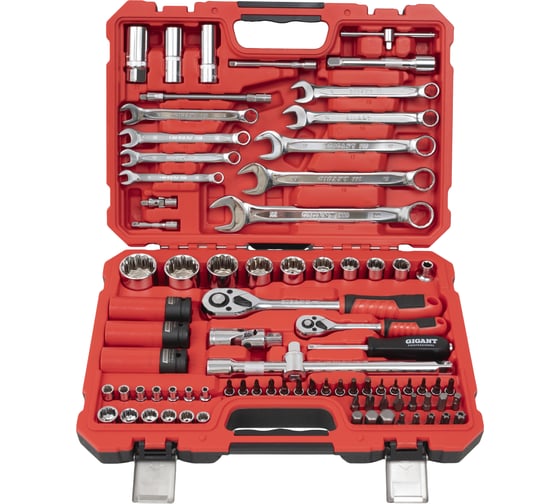 Набор инструментов 1/2 и 1/4 84 предмета, Gigant Professional GPS 84