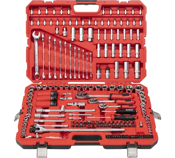 Набор инструментов 1/2, 3/8 и 1/4 219 предметов Gigant Professional GPS 219