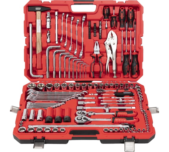 Набор инструментов 1/2, 3/8 и 1/4 147 предметов, Gigant Professional GPS 147